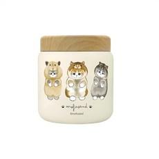 mofusand 진공 이중 스테인리스 스프 포트 300ml 햄냥 런치 자 보온·보냉 출퇴근 통학 귀여워 고양이 고양이 53-2154