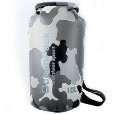 OceanPack 戶外防水收納袋, 灰迷彩,20L-雙肩