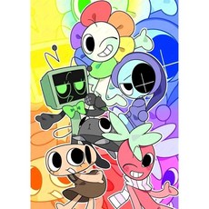 게임 포스터 스티커 벽 아트 인쇄 방수 홈 거실 침실 미적 장식, 10. z11