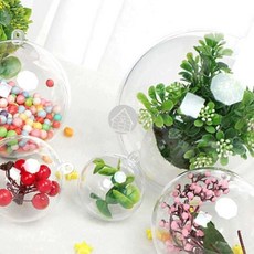 투명 아크릴볼 캡슐 3cm 플라스틱공 플라스틱캡슐 용돈이벤트, 투명공원-3cm