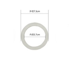 咖啡叔叔 不鏽鋼義大利摩卡壺 (100ml), 1個, 6cup 墊圈