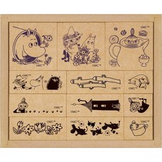 비벌리 무민 스탬프 도장 세트 SOH-012