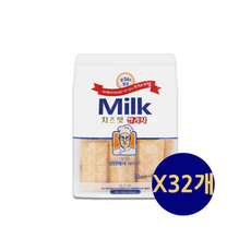 밀크 클래식 쌀과자 치즈맛 / 우유쌀과자, 240g, 32개