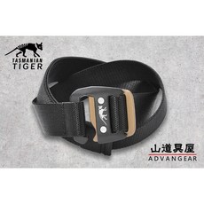 山道具屋 Tasmanian Tiger TT Stretch 簡易型彈性伸縮戰術腰帶, 1個, 黑色