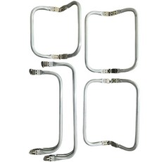DIY 가방만들기 알루미늄 가방프레임 공예부자재, 1개, 실버 20cm