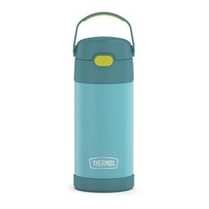 THERMOS FUNTAINER 354.8 ml(12 온스) 키즈 스트로우 보틀 라임/오랜지 281515, 블루/그린