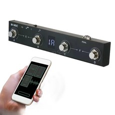 미디 컨트롤러 페달 4버튼 블루투스 충전 앱 제어