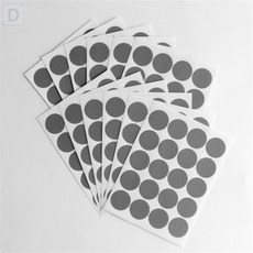 또와찌스토어 20mm 컬러 원형 스티커 12매세트_그레이 대형원형스티커