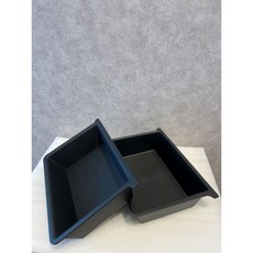 特斯拉 Model Y 座椅下方儲物盒 ABS TPE 雙層隱藏式收納盒, 1組