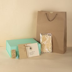 쬬린 특별한 선물 포장박스 세트, 1개, 블루