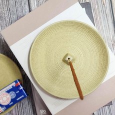 [BOSEOL]인센스 스틱 홀더 접시형 옐로우, 인센스 스틱 홀더 접시형 옐로우, 본상품선택, 1개