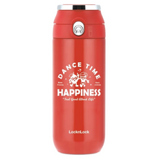 락앤락 댄스타임 접이식 손잡이 팝업식 보온병 LHC331, 1개, 460ml, 레드 1개, 460ml, 레드