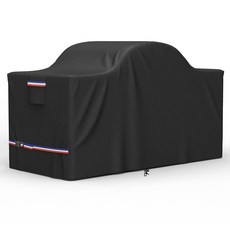 Roasivi 아일랜드 그릴 커버 야외 218.4cm(86인치) 아일랜드용 왼쪽 또는 오른쪽 헤드 튼튼한 600D 방수 옥스포드 원단 길이 x 너비 106.7cm(42인치), 98"L x 42"W x 48"H, Black