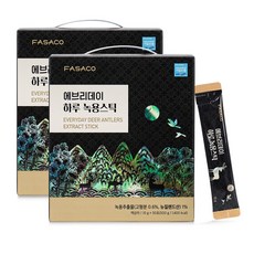 하루 녹용스틱 진생베리 면역강화 기력 피로회복 노화 피부건강 콜라겐 50포, 2박스, 500g