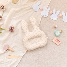 에시앙범보의자 베리유 짱구베개, 옐로우, 1개