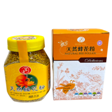 皇廷養蜂場 A級油菜花蜂花粉300g－南投中寮鄉產地直送，天然無添加，營養豐富，口感香甜，補充活力首選, 1個