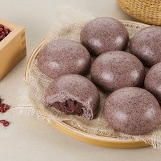 안흥찐빵 우리밀 쌀 국산팥 흑미 찐빵, 500g, 2개