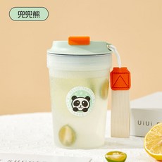 隨手杯學生兒童簡約塑料水杯便攜耐高溫夏天運動水杯耐摔上學專用, 隨手杯【兜兜熊】,規格, 1個