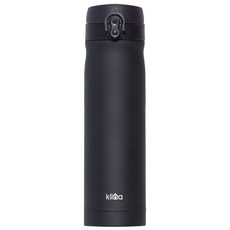 Klina 彈蓋式保溫瓶，500ml，黑色，冷熱皆宜, 1個