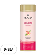 티젠 피치 우롱티, 27g, 15개입, 8개, 27g