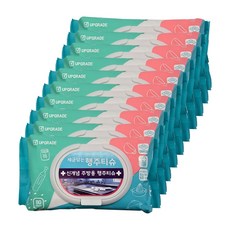 기본에 세균닦는 행주 티슈 캡형, 80개입, 10개
