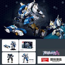 닌자고 사무라이 퍼시픽 중국호환블럭 로봇, R. 여행자 안전 파이오니어524 과립