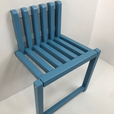 壁掛式實木折疊沐浴椅/洗澡椅/換鞋凳，省空間設計，墻壁掛式換鞋座椅, 寶藍色42cm高, 1個