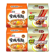 짜파게티 10개 + 안성탕면 10개 총20봉, 1개