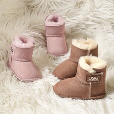 호주 에버어그(AS UGG) 엘리나 베이비 부티 AS3049K 아기 양털 부츠 유아 방한 털 신발