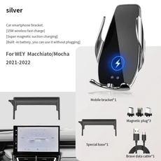 WEY 탱크 500 Macchiato 커피 용 자동차 전화 홀더 01 2021-2022 내비게이션 무선 책 액세서리, 08 for Macchiato Mocha