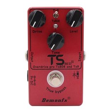 Demonfx TS RED II 電吉他破音效果器 ts808 ts9 boost 經典破音效果 舞台風格展現, 1個