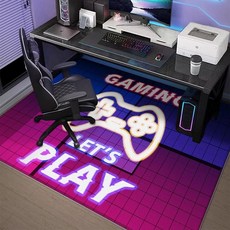 에스이스타 거실러그 카페트 대형러그 물세탁러그, 게임 시작, 60cmx90cm