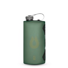 HydraPak Seeker軟式水瓶 2L 折疊水瓶, 鼠尾草綠, 1個