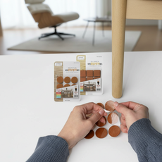 의자 다리 소음방지 커버 바닥 긁힘 방지 펠트 패드 가구 보호 캡, 긁힘방지 패드_(원형 20mm 32p)