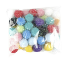 유니아트 반짝이 퐁퐁 40mm, 2개