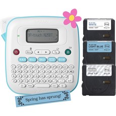 브라더 P-Touch - N25BTV3 퍼스널 커넥티드 라벨 메이커 블루투스묶음 디자인 & 프린트2 앱 휴대용 핸드헬드 테이프 3개 포함 Btag 12mm 와이드 테이프로 인쇄
