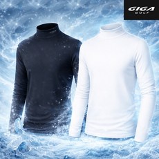 기가골프아쿠아 하프넥 UV차단 남성 냉감 골프 이너웨어 2COLORS GC 202511, 블랙_95, 옵션 : 블랙_95