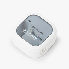 [M_tech] 울트라웨이브 UVC LED 무선칫솔살균 TS-02 휴대용 벽걸이칫솔살균기, 화이트