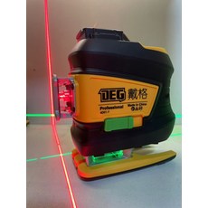 12線 高亮 綠光 水平儀 紅光 貼地儀 全新 布包 電池 充電器 遙控, 1個