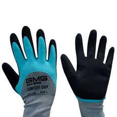 GMG 장갑 컴포트그립 L2002 사이즈M 1조 라텍스코팅 방수, 혼합색상, 1개