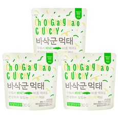 예찬원 바삭군 시즈닝 먹태 청양마요맛, 30g, 3개