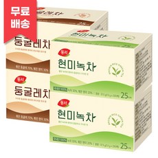 동서 현미녹차 50T+둥굴레차 50T /총 100T/소용량 티백차, 50개, 100개입
