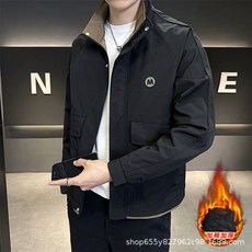 男士休閒翻領夾克外套，防風，薄款，多色可選