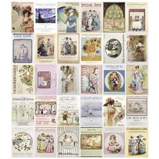 엽서모음 유럽풍 카페 감성 인테리어 명화엽서 13539pc 1(ea)