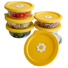 살다 스마일 한끼밥 보관용기 6p 세트, 단품, 1세트