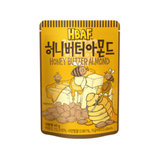 바프 허니버터 아몬드, 40g, 3개