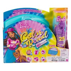 Barbie Color Reveal 霓虹系列 驚喜造型娃娃組合 42.5g, 1個