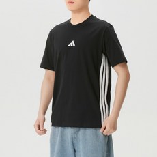 아디다스 남성용 여름 심플한 디자인 반소매 티셔츠 JD1906