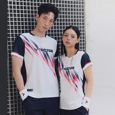 빅터 남성 여성 티셔츠 반팔 VT25CGW027M VT25CGW027F