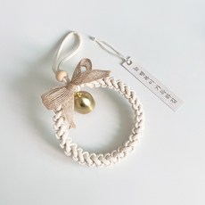 노드릭 마크라메 메세지택 모빌 도어벨